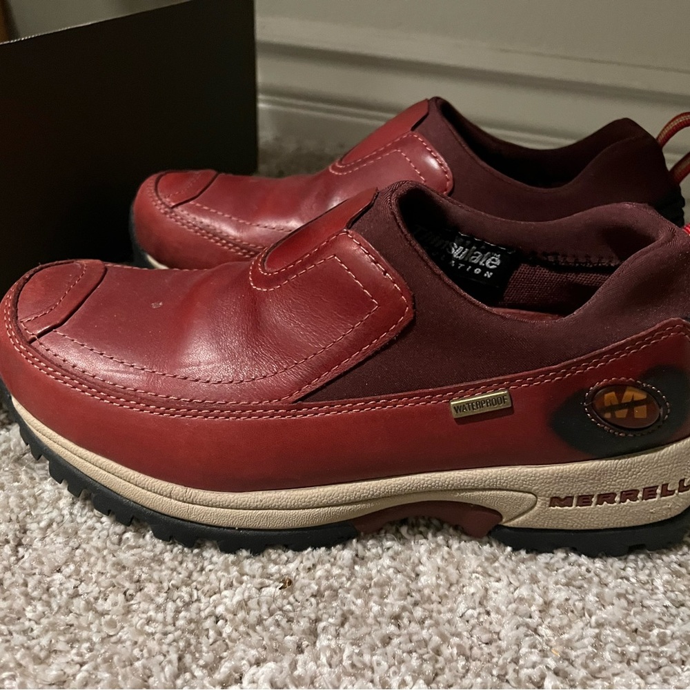 MERRELL Red Walking Shoes
